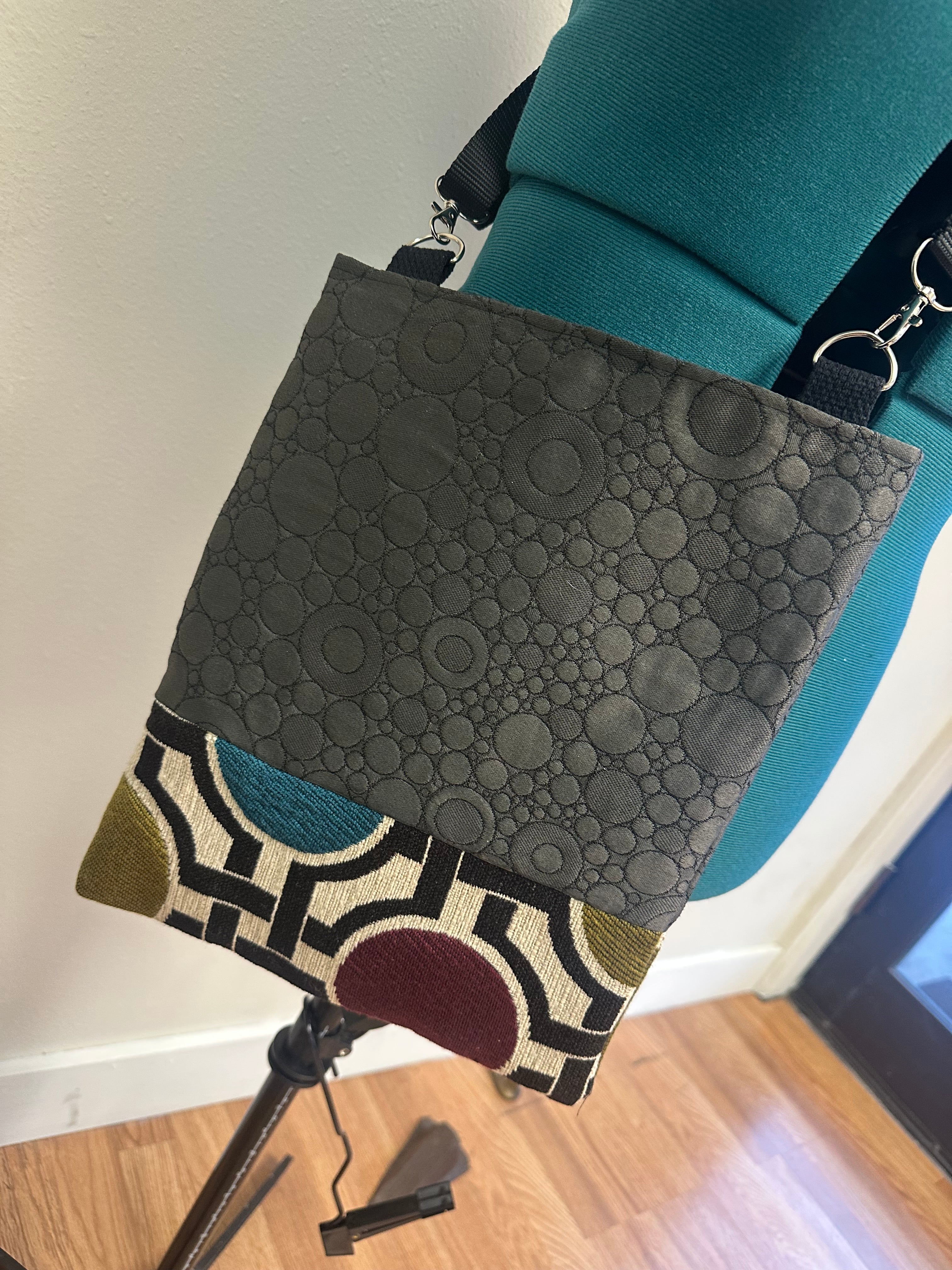 Crossbody Bag 010226 - Snap Closure - Adjustable Strap